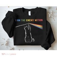 I Am The Enemy Within Kamala Harris Cat Lady Brighter Future Sweatshirt thumb 2
