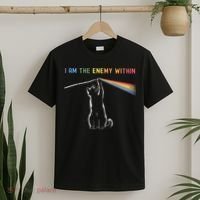 I Am The Enemy Within Kamala Harris Cat Lady Brighter Future T-Shirt thumb 2