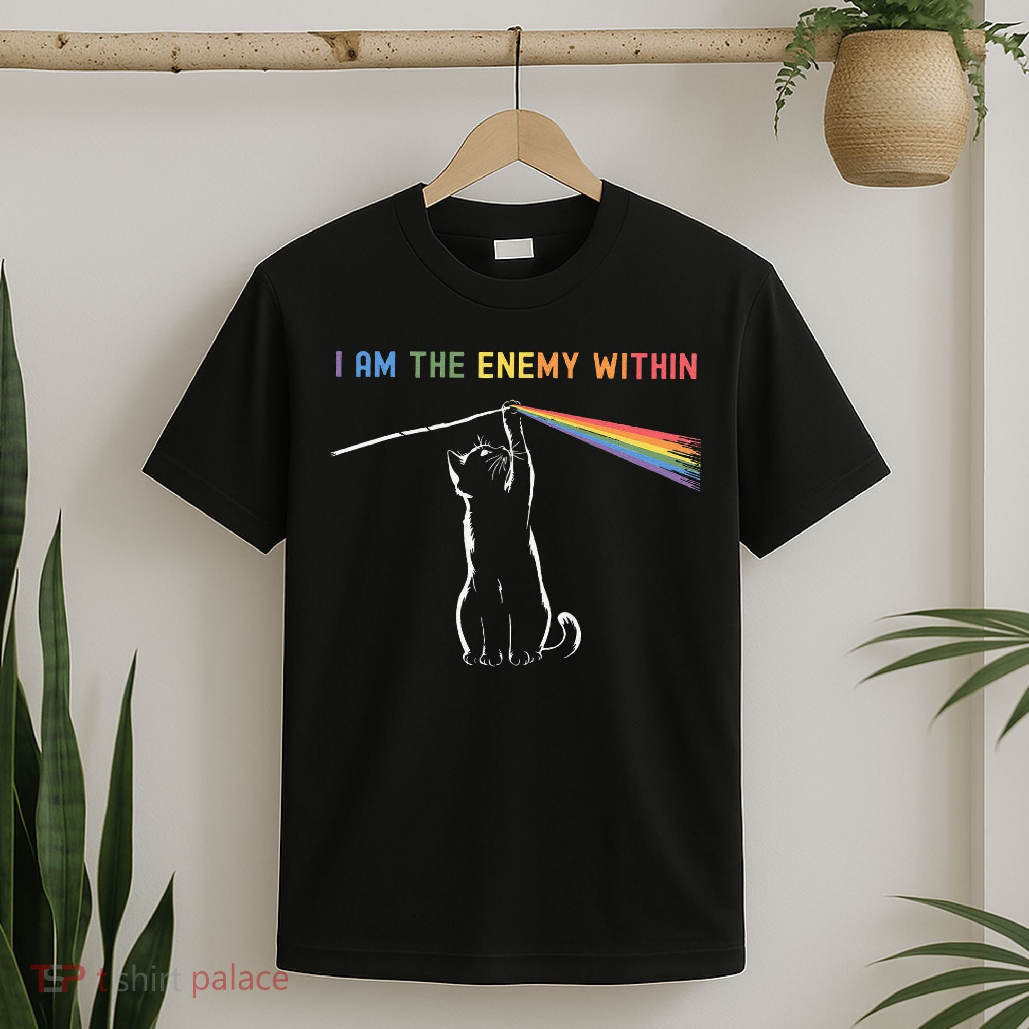 I Am The Enemy Within Kamala Harris Cat Lady Brighter Future T-Shirt
