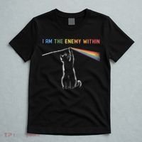 I Am The Enemy Within Kamala Harris Cat Lady Brighter Future T-Shirt thumb 5