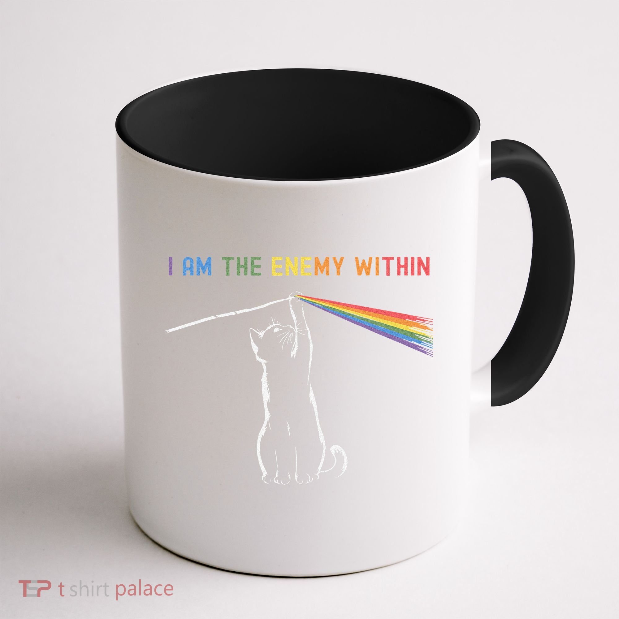 I Am The Enemy Within Kamala Harris Cat Lady Brighter Future Coffee Mug