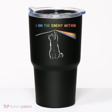 I Am The Enemy Within Kamala Harris Cat Lady Brighter Future Tumbler