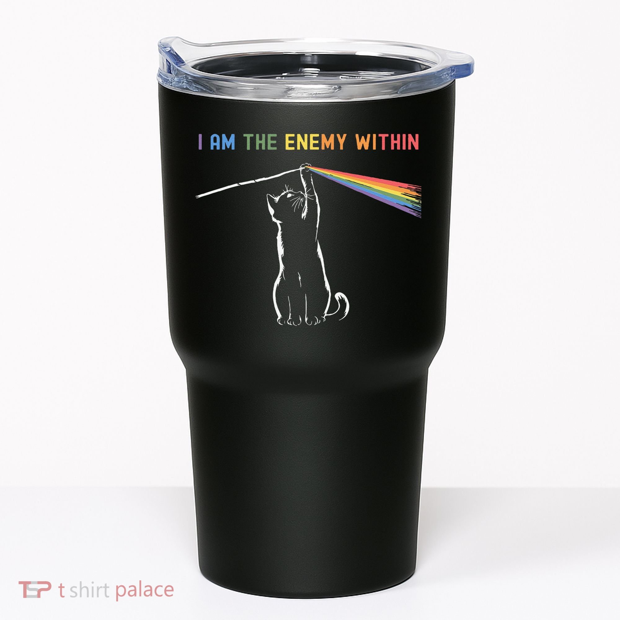 I Am The Enemy Within Kamala Harris Cat Lady Brighter Future Tumbler