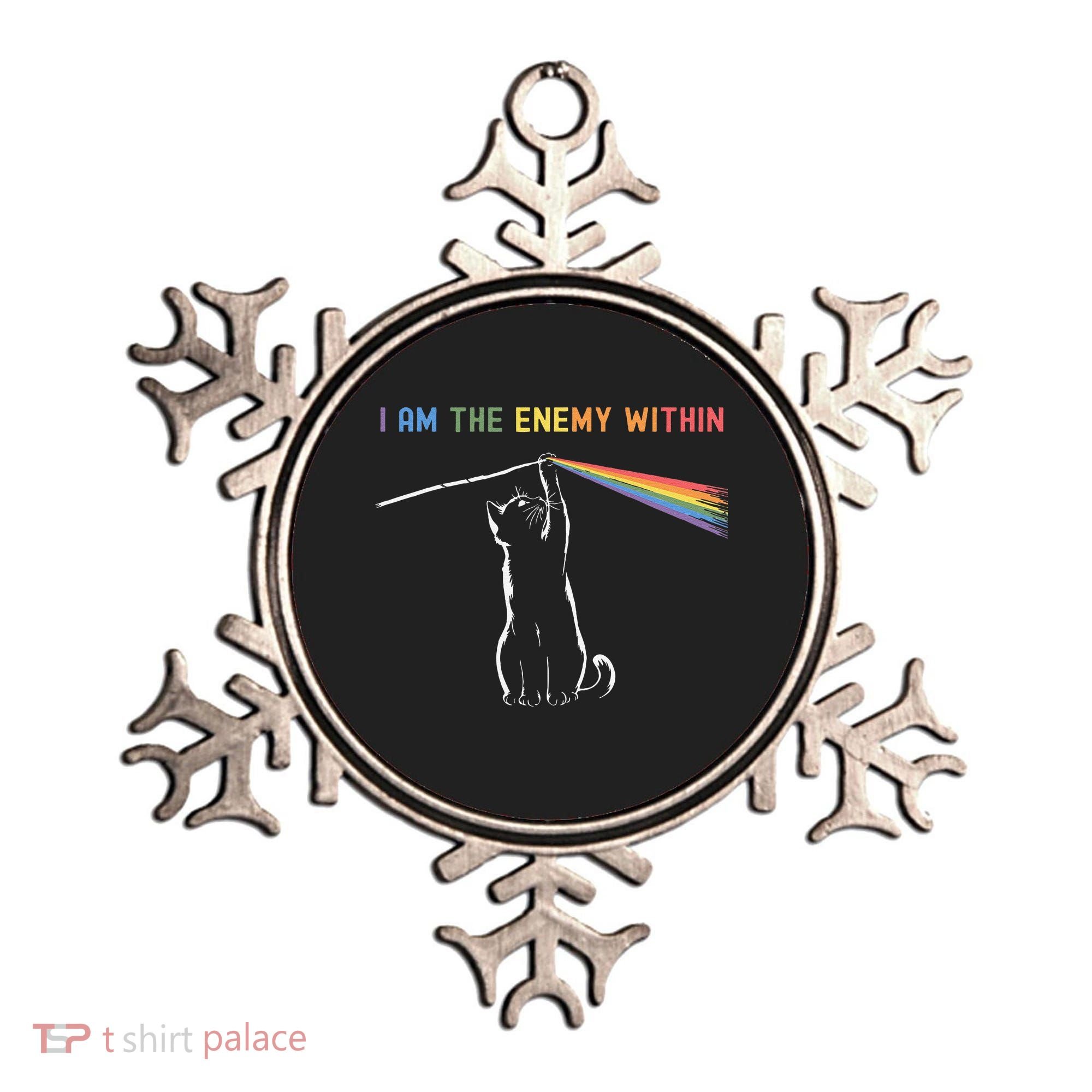 I Am The Enemy Within Kamala Harris Cat Lady Brighter Future Ornament