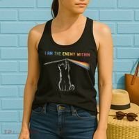 I Am The Enemy Within Kamala Harris Cat Lady Brighter Future Women's Tank Top thumb 2