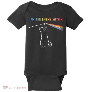 I Am The Enemy Within Kamala Harris Cat Lady Brighter Future Baby Bodysuit