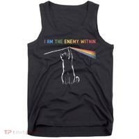 I Am The Enemy Within Kamala Harris Cat Lady Brighter Future Tank Top thumb 0