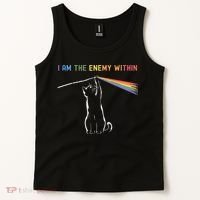 I Am The Enemy Within Kamala Harris Cat Lady Brighter Future Tank Top thumb 2