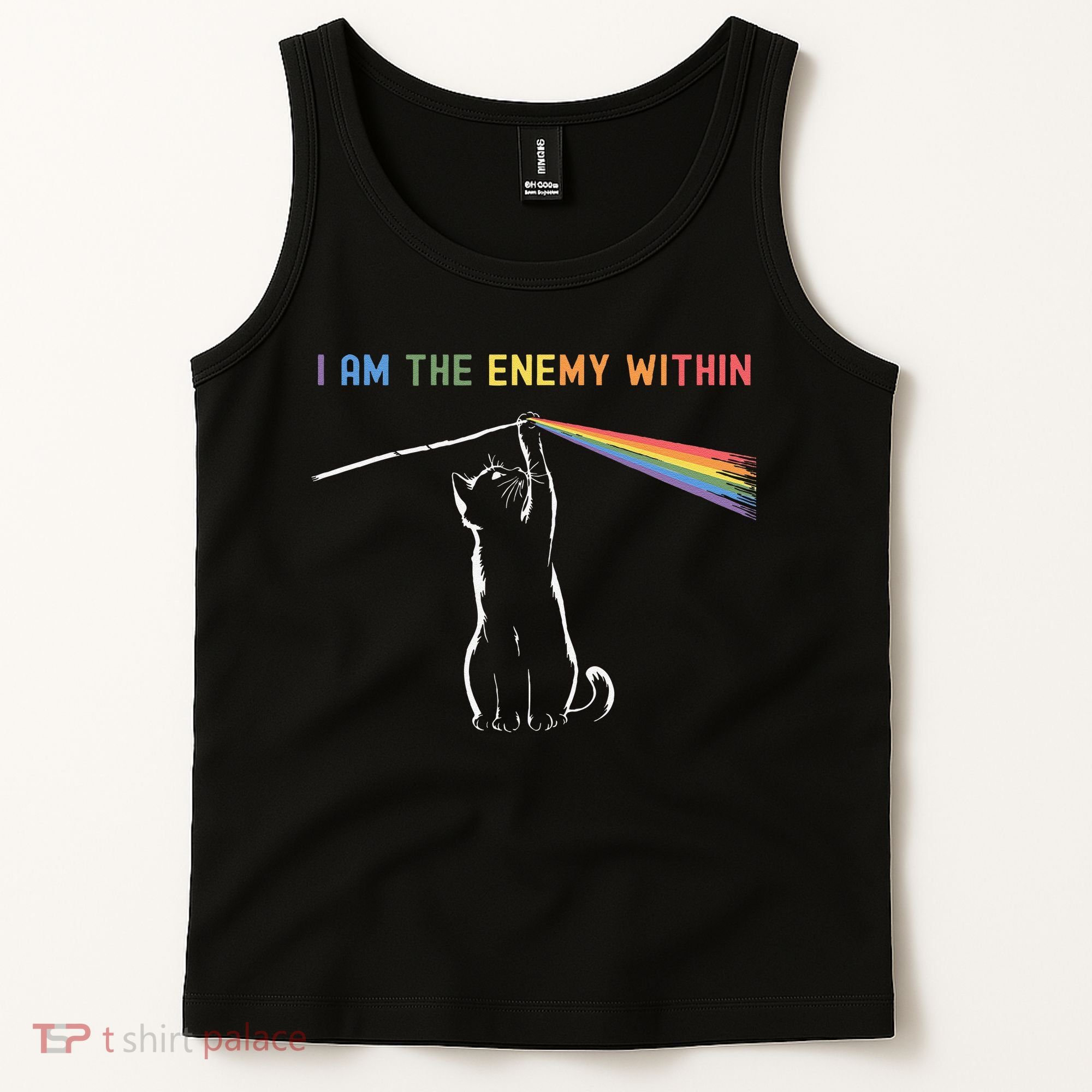 I Am The Enemy Within Kamala Harris Cat Lady Brighter Future Tank Top