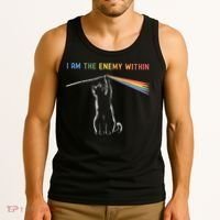 I Am The Enemy Within Kamala Harris Cat Lady Brighter Future Tank Top thumb 3