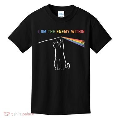 I Am The Enemy Within Kamala Harris Cat Lady Brighter Future Kids T-Shirt
