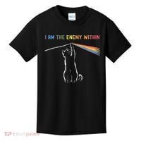 I Am The Enemy Within Kamala Harris Cat Lady Brighter Future Kids T-Shirt thumb 0