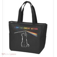 I Am The Enemy Within Kamala Harris Cat Lady Brighter Future Tote Bag thumb 3