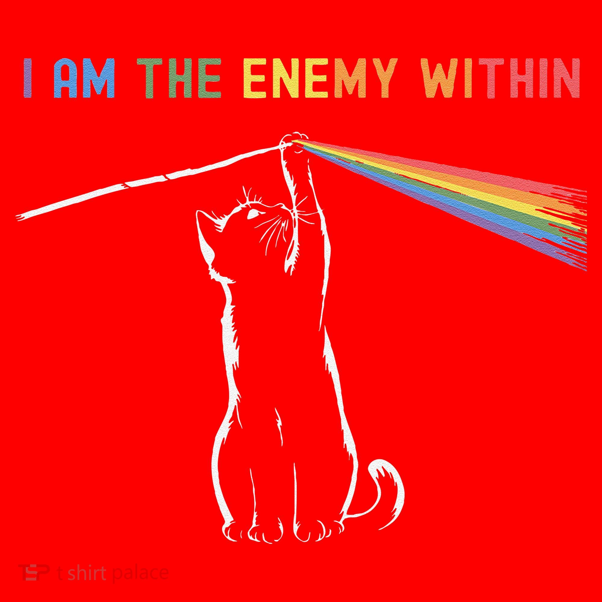 I Am The Enemy Within Kamala Harris Cat Lady Brighter Future Santa Hat
