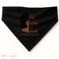I Am The Storm Administrative Assistant African Gift USA-Made Doggie Bandana thumb 0