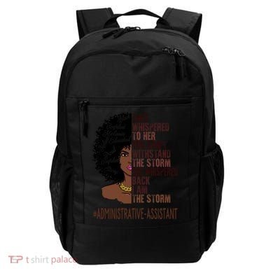 I Am The Storm Administrative Assistant African Gift Backpack