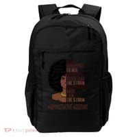 I Am The Storm Administrative Assistant African Gift Backpack thumb 0