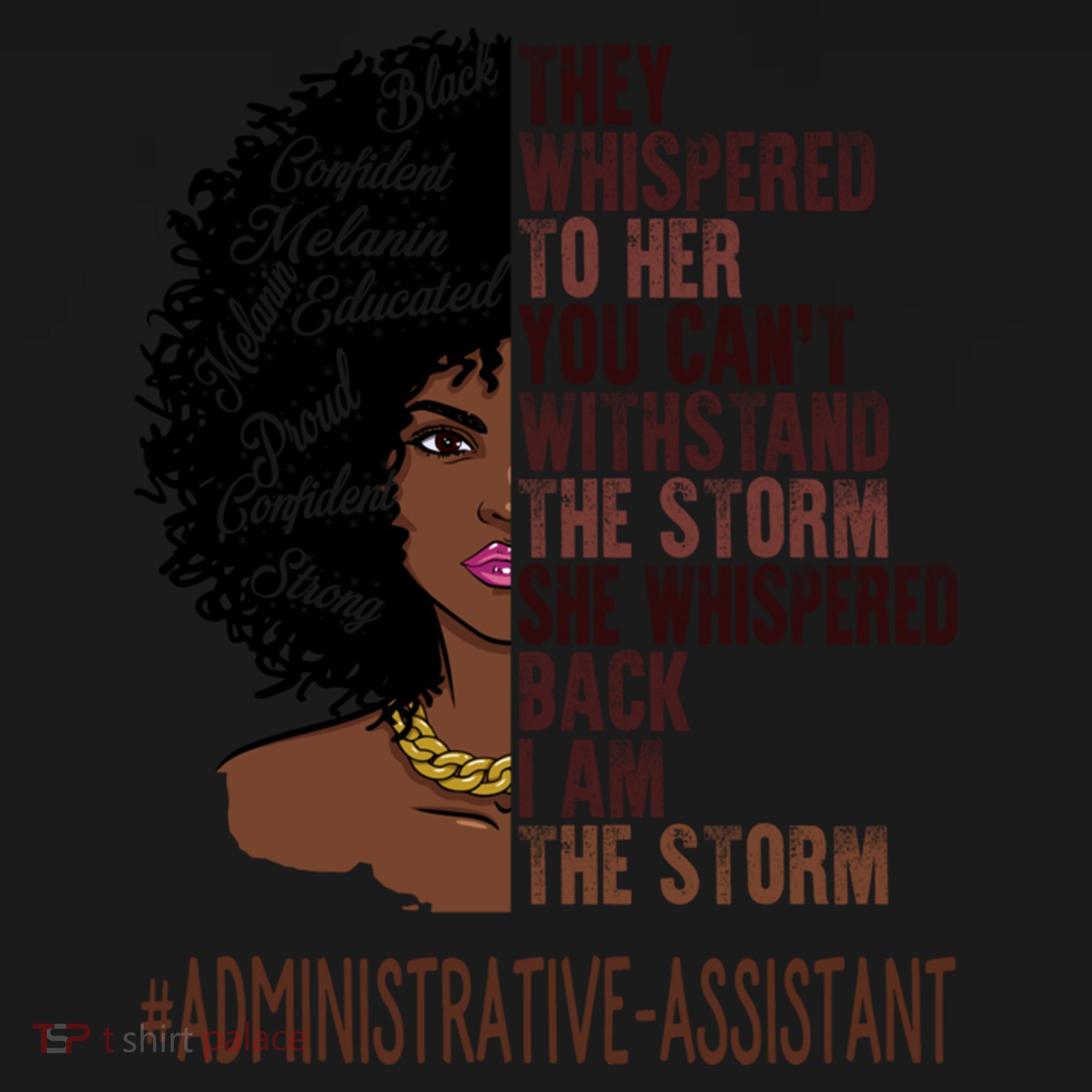 I Am The Storm Administrative Assistant African Gift Bucket Hat