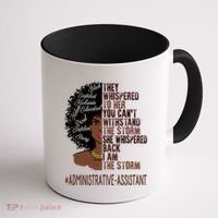 I Am The Storm Administrative Assistant African Gift Coffee Mug thumb 1