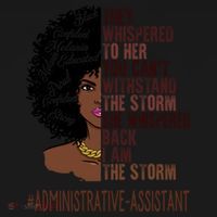 I Am The Storm Administrative Assistant African Gift Ornament thumb 1