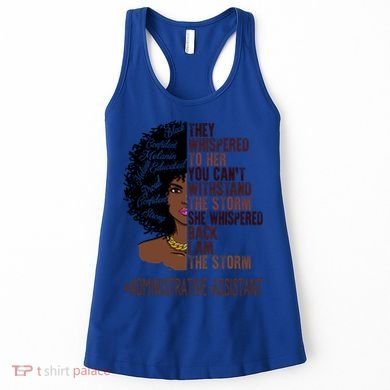 I Am The Storm Administrative Assistant African Gift Women's Tank Top