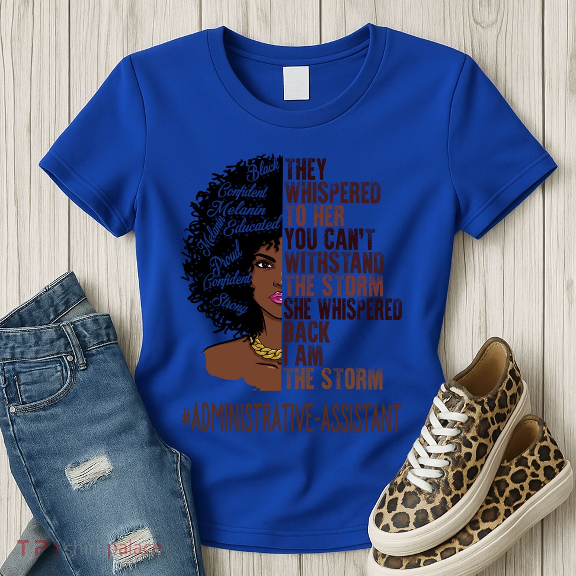 I Am The Storm Administrative Assistant African Gift Women's T-Shirt