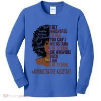 I Am The Storm Administrative Assistant African Gift Kids Long Sleeve Shirt thumb 0