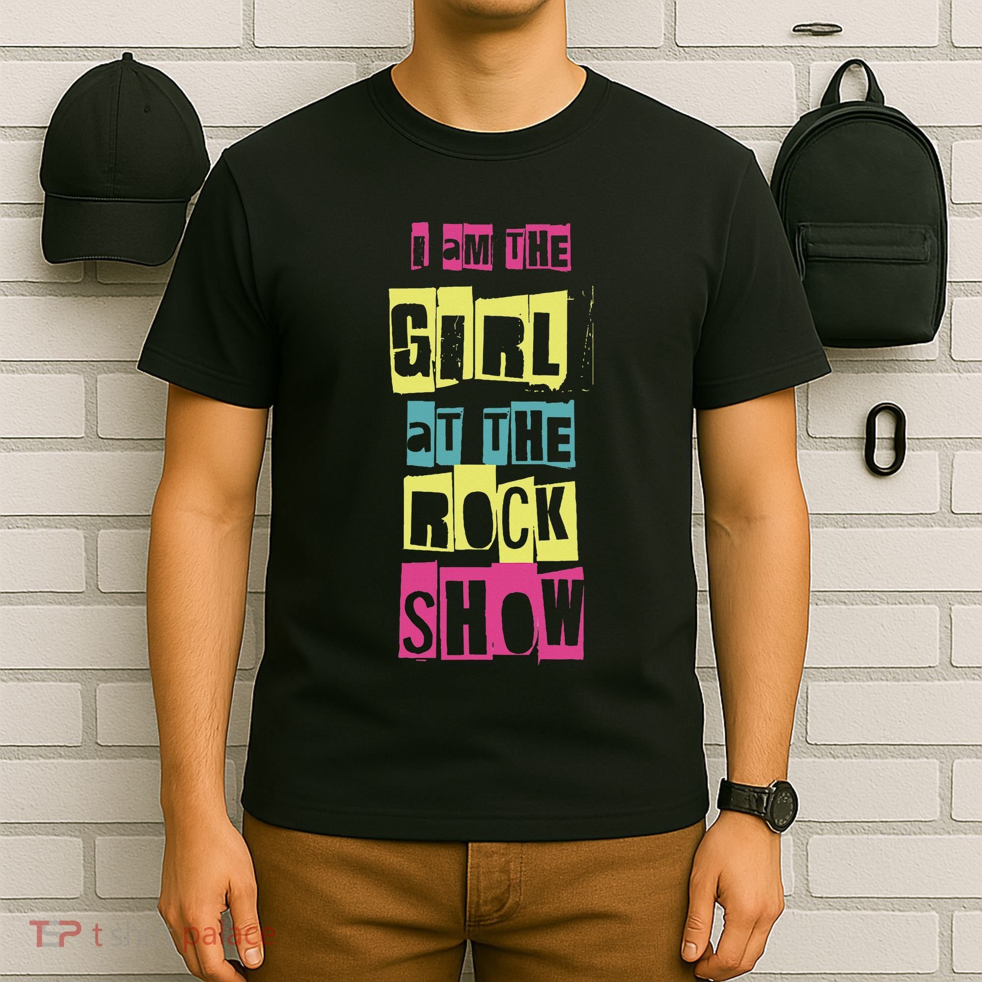 I Am The Girl At The R.O.C.K Show Funny Punk Rock T-Shirt