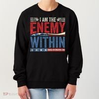 I Am The Enemy Within Pun Women's Sweatshirt thumb 0