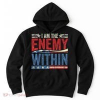 I Am The Enemy Within Pun Hoodie thumb 0