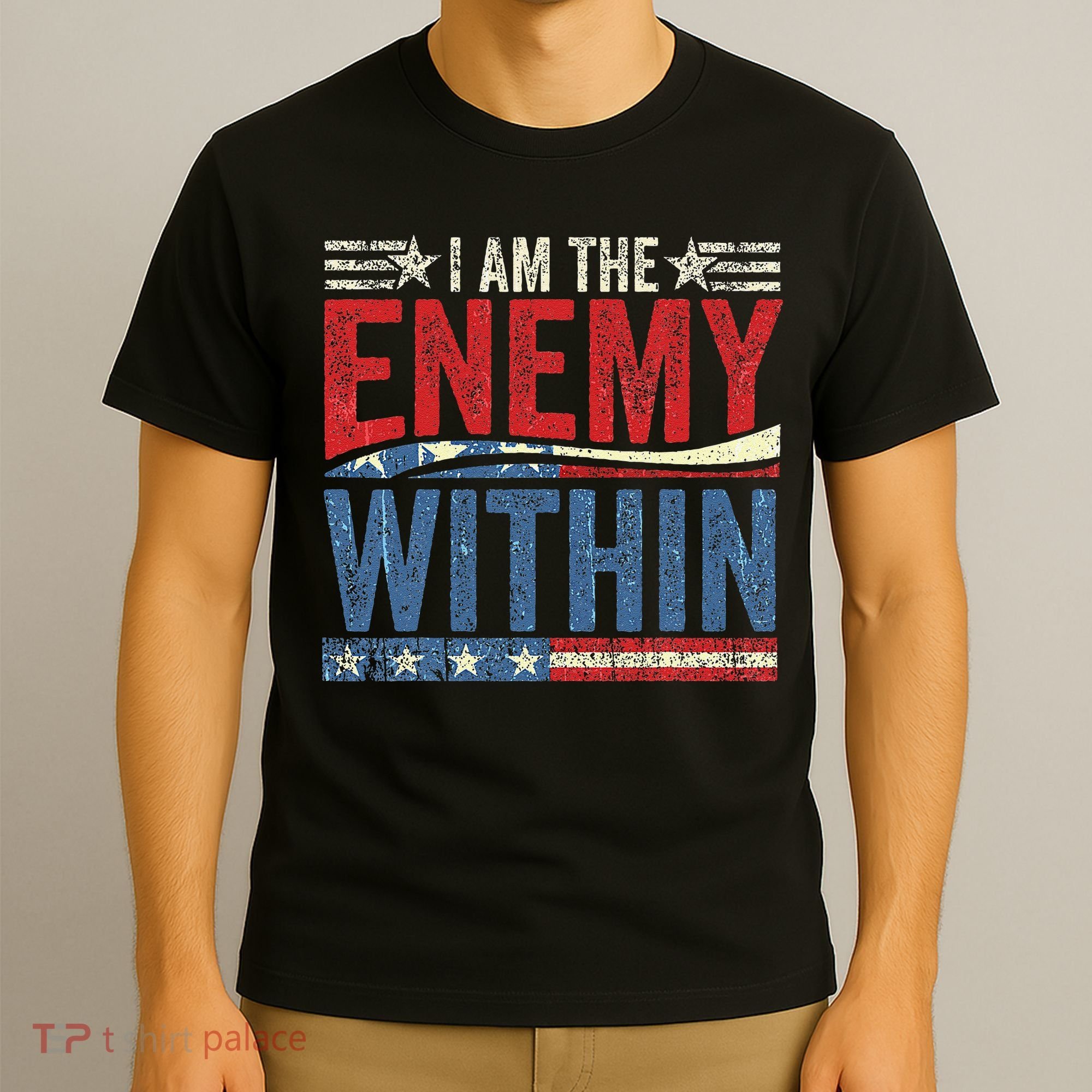 I Am The Enemy Within Pun T-Shirt