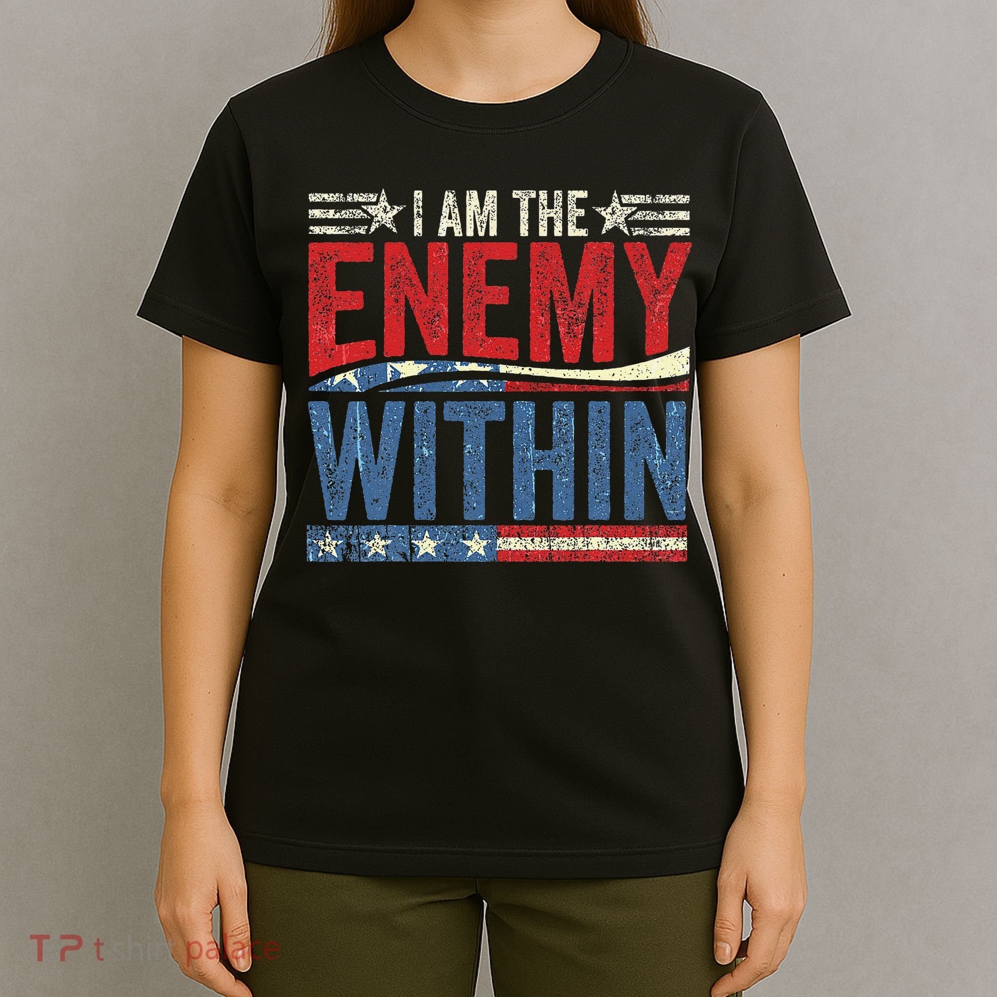 I Am The Enemy Within Pun T-Shirt