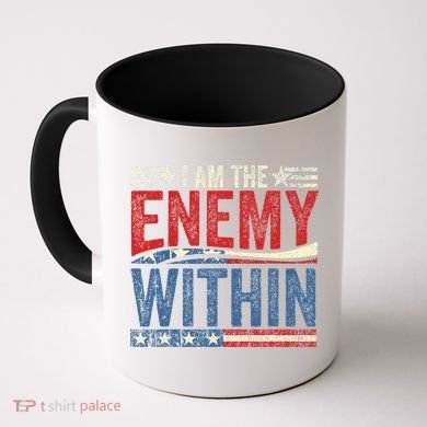 I Am The Enemy Within Pun Coffee Mug