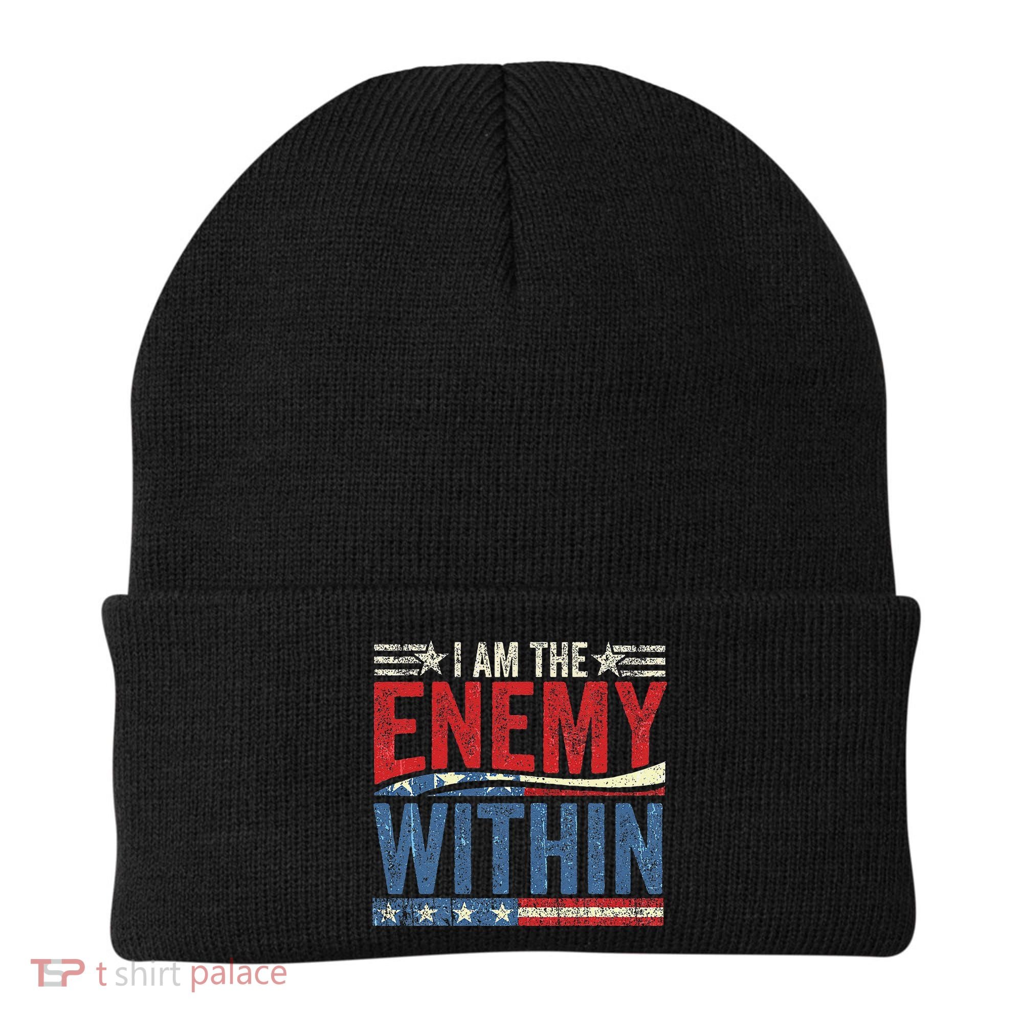 I Am The Enemy Within Pun Beanie