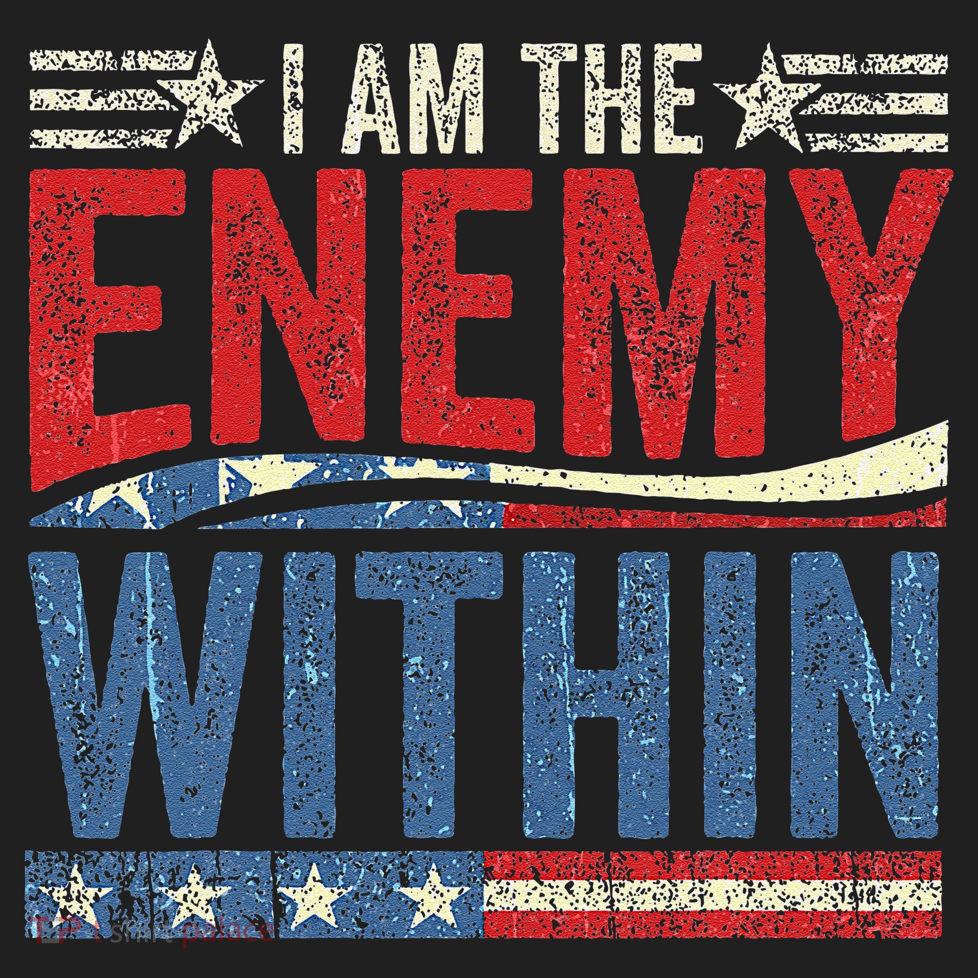 I Am The Enemy Within Pun Tumbler