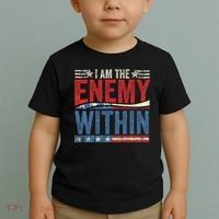 I Am The Enemy Within Pun Toddler T-Shirt thumb 2