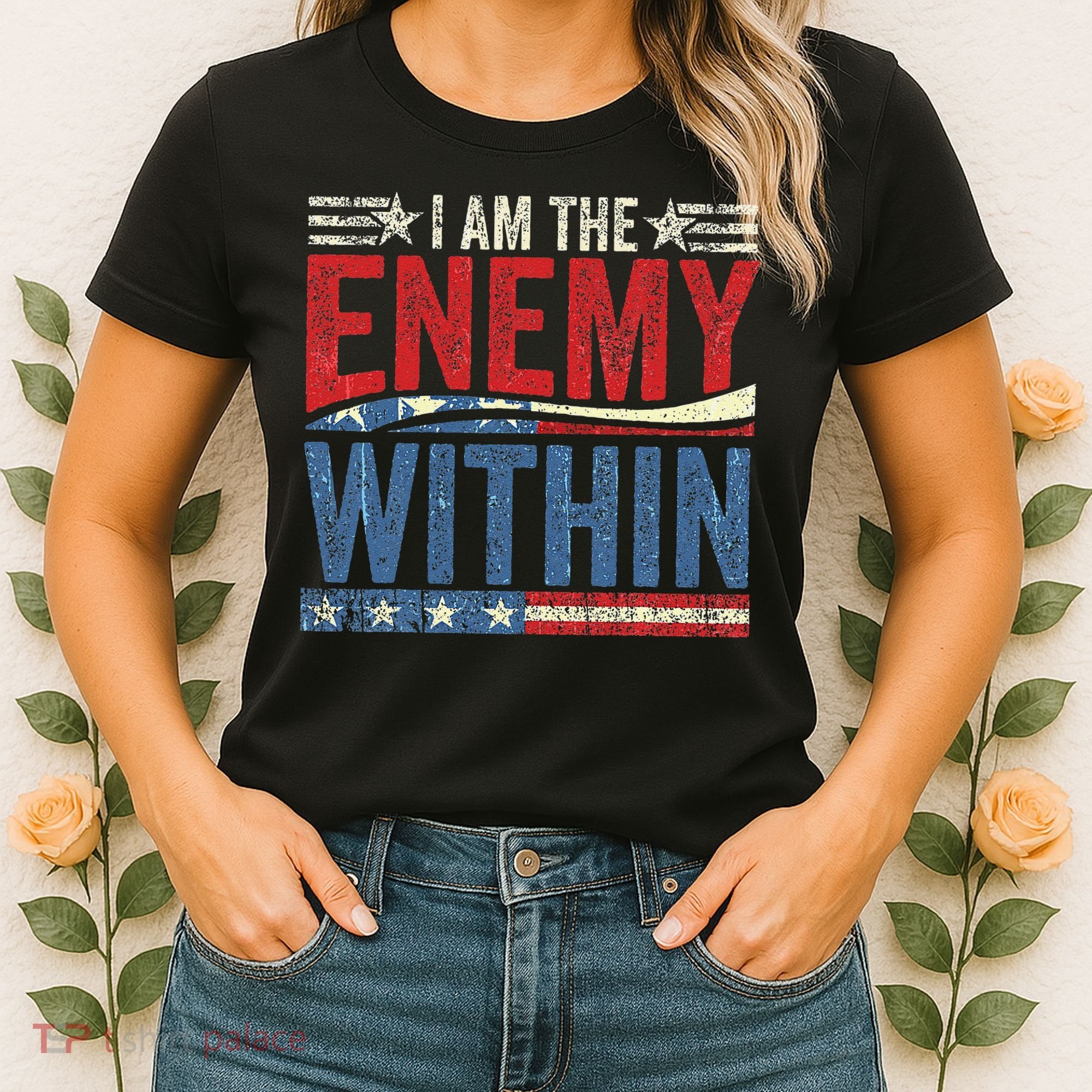 I Am The Enemy Within Pun Women's T-Shirt