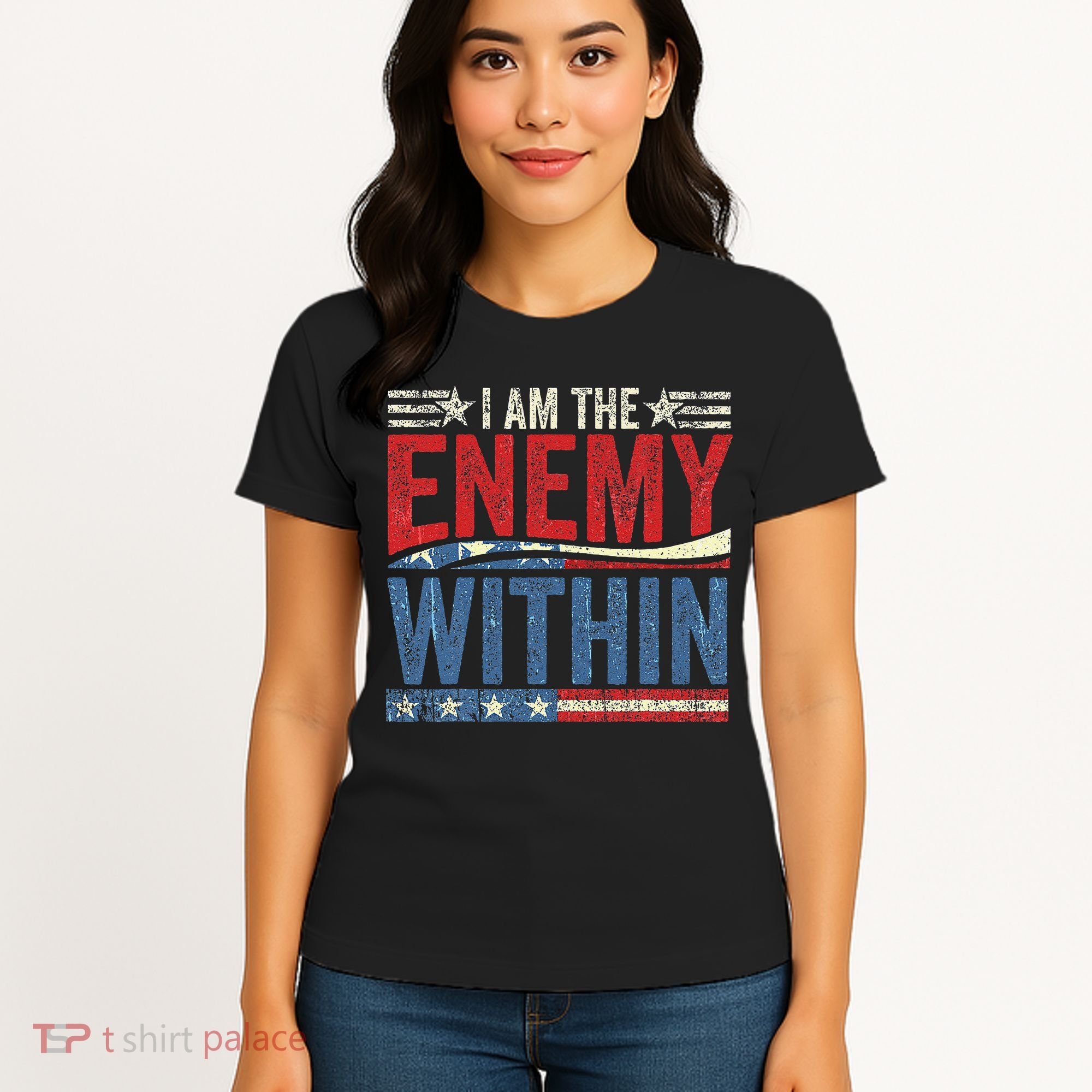 I Am The Enemy Within Pun Women's T-Shirt
