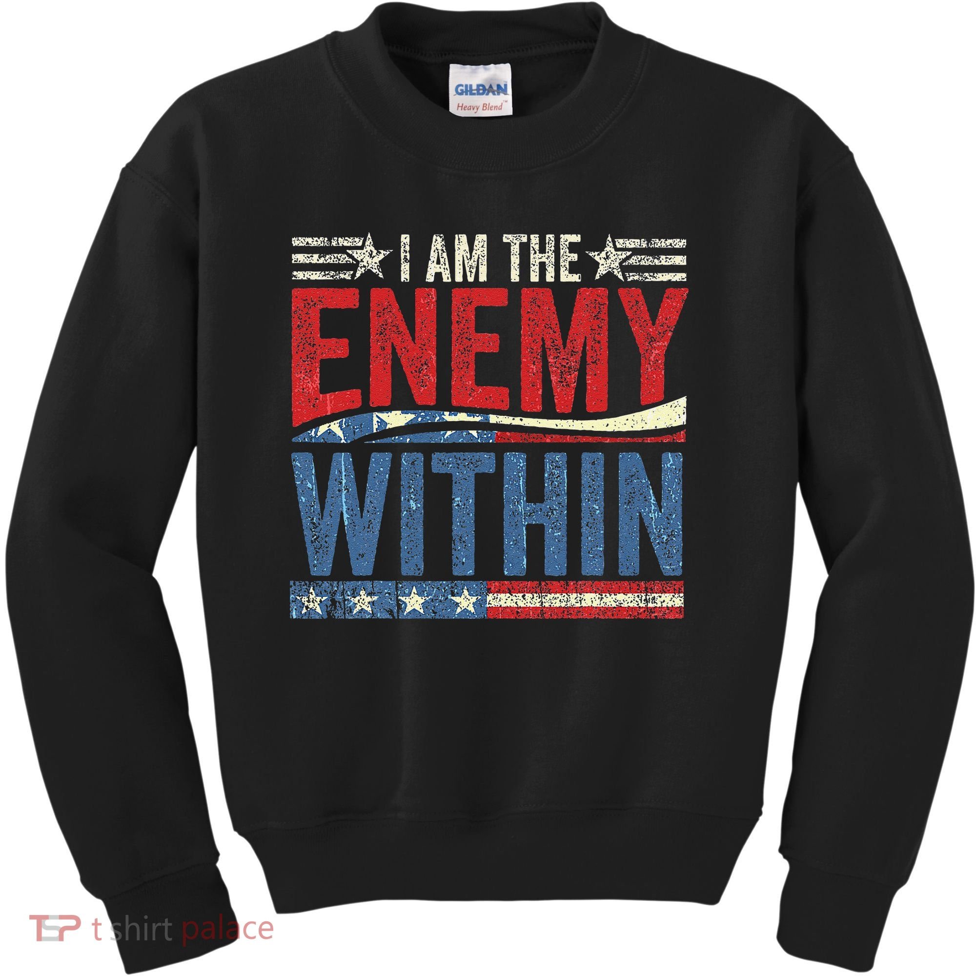 I Am The Enemy Within Pun Kids Sweatshirt
