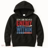 I Am The Enemy Within Pun Kids Hoodie thumb 0