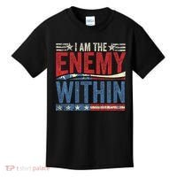 I Am The Enemy Within Pun Kids T-Shirt thumb 0