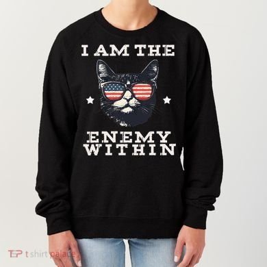 I Am The Enemy Within American Cat Women's Sweatshirt