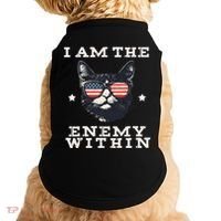 I Am The Enemy Within American Cat Doggie Tank thumb 0