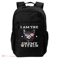 I Am The Enemy Within American Cat Backpack thumb 0