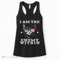 I Am The Enemy Within American Cat Women's Tank Top thumb 0