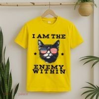 I Am The Enemy Within American Cat T-Shirt thumb 2