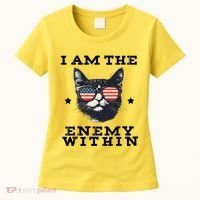 I Am The Enemy Within American Cat Women's T-Shirt thumb 0