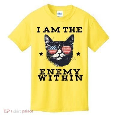 I Am The Enemy Within American Cat Kids T-Shirt