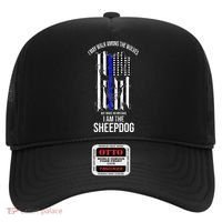 I Am The Sheepdog I Walk Among The Wolves Police Hat thumb 0