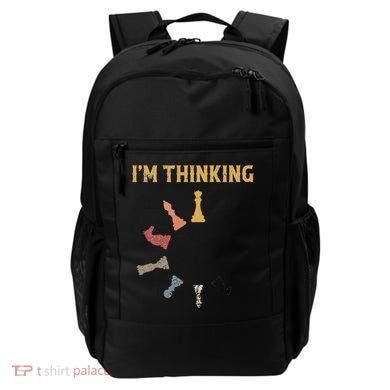 I Am Thinking Chess Pieces IM Thinking Chess Player Lover Backpack